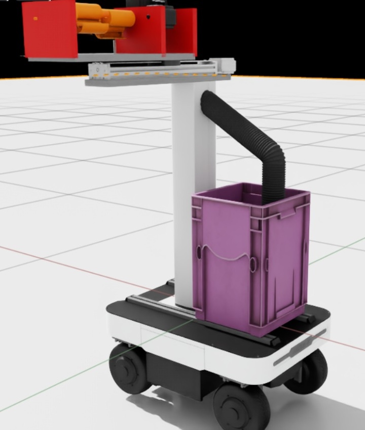 Vertical Robotics harvesting tool configuration