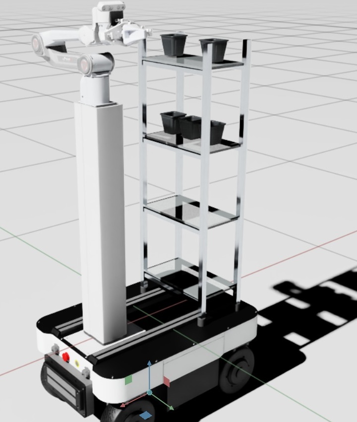 Vertical Robotics stacking tool configuration